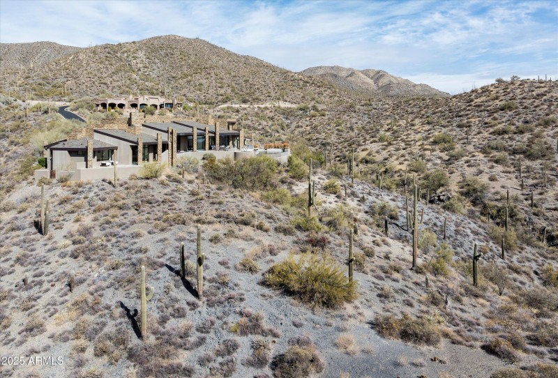 Surrounded by high sonoran desert