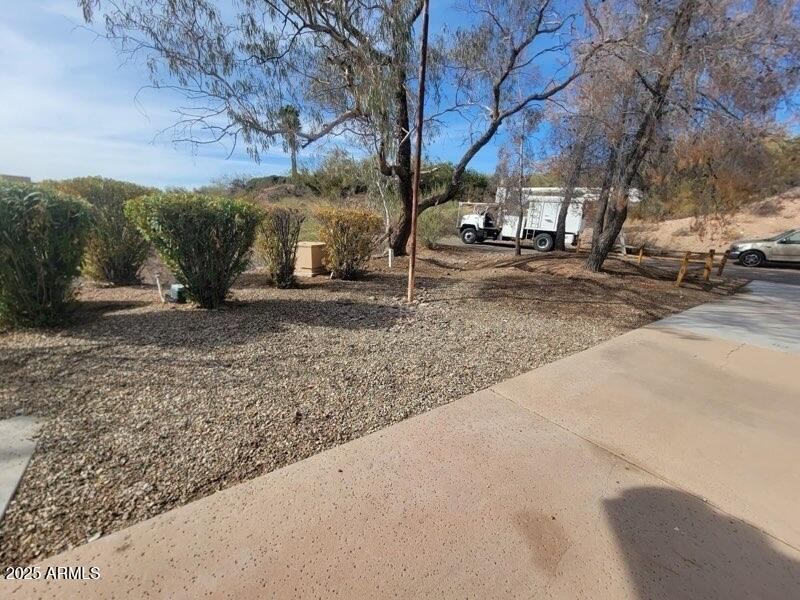 Driveway area