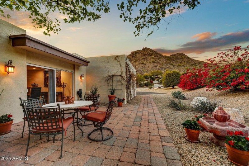 Sunset Courtyard View