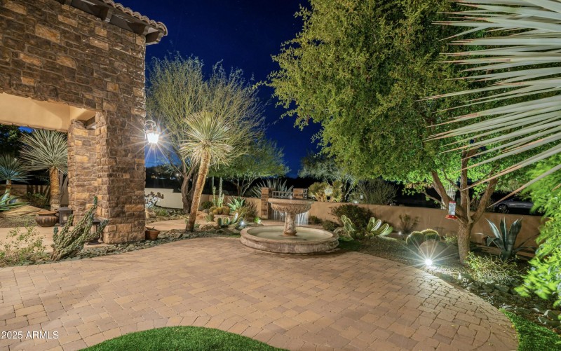front courtyard
