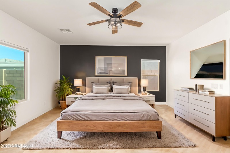 Primary Bedroom - Virtually Staged