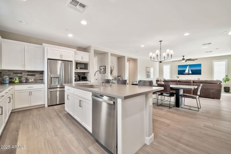 Quartz Kitchen Island