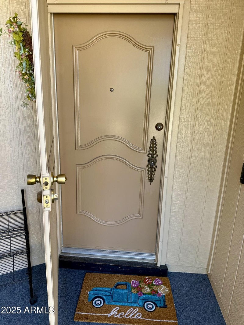 Front Door Screen Open