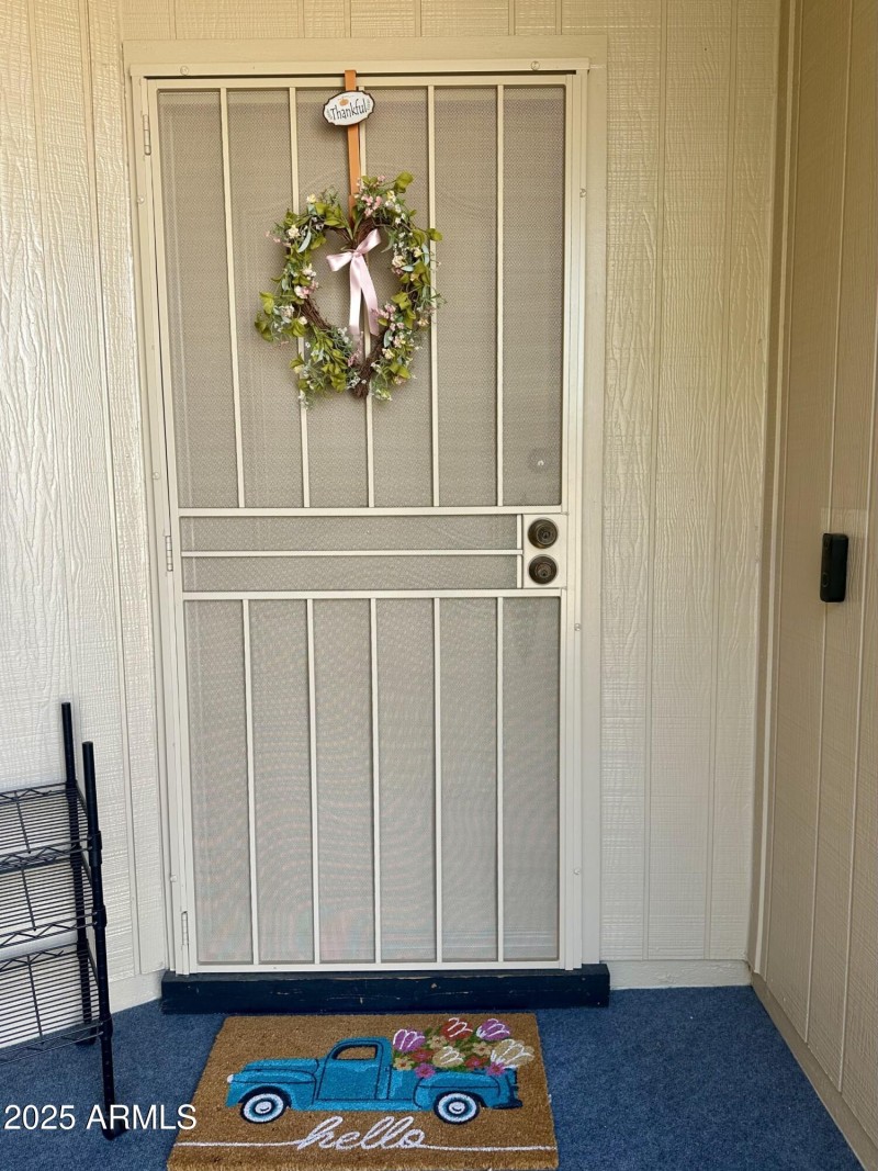 Front Entry with Security Door