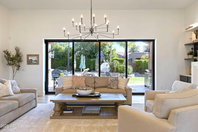 Telescoping Glass Door