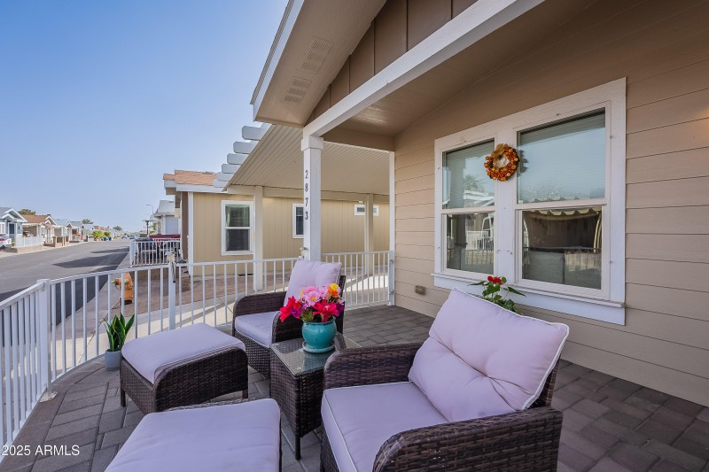 Extended Front Patio