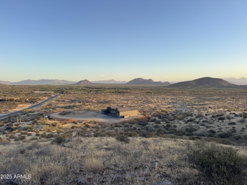 View looking North