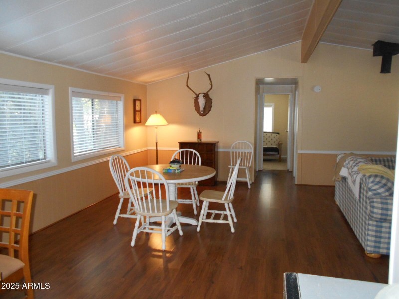 Dining in Greatroom