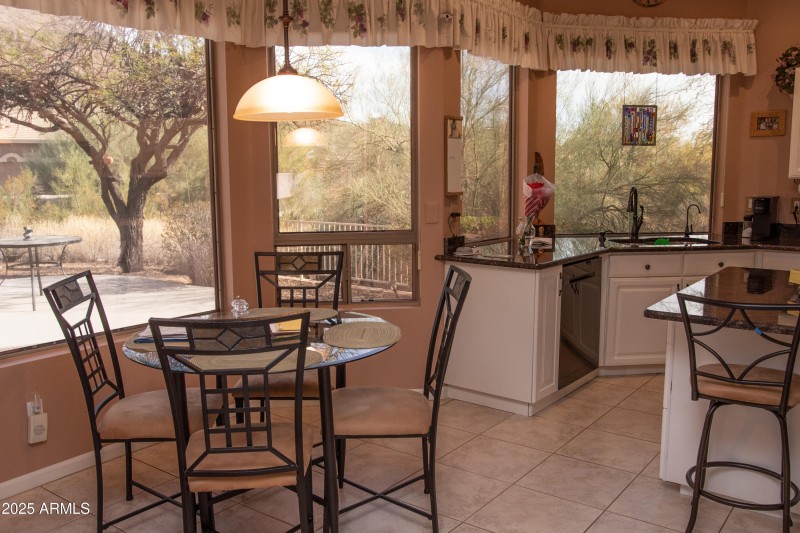 DINING AREA IN KITCHEN