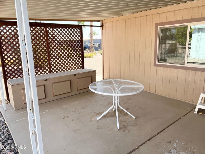 North Side Patio Area