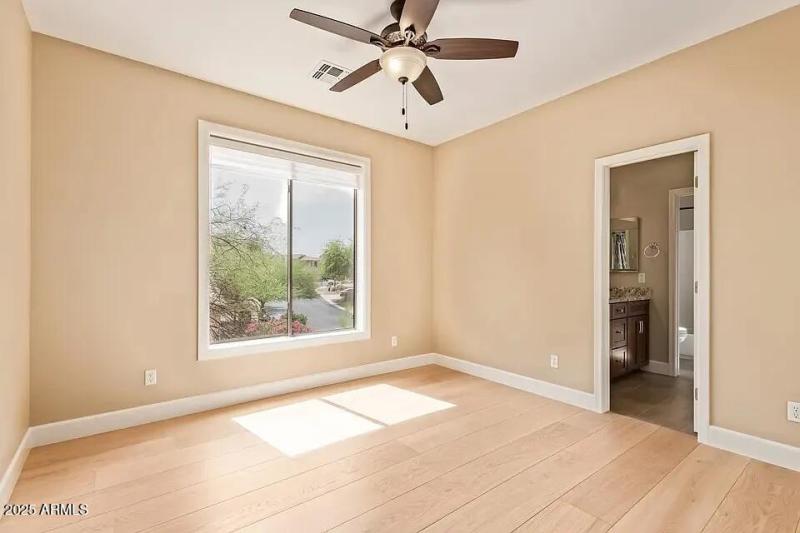 Bedroom bathroom view