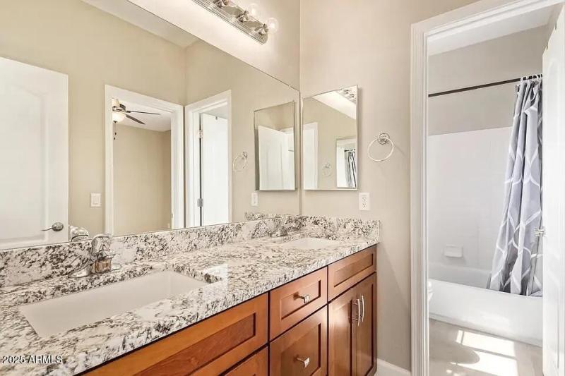 Bathroom shower view