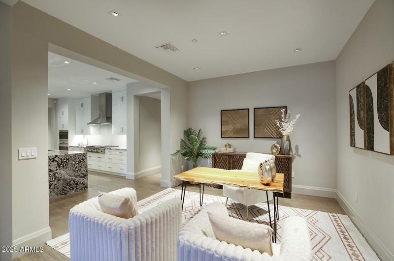 Den off Great Room