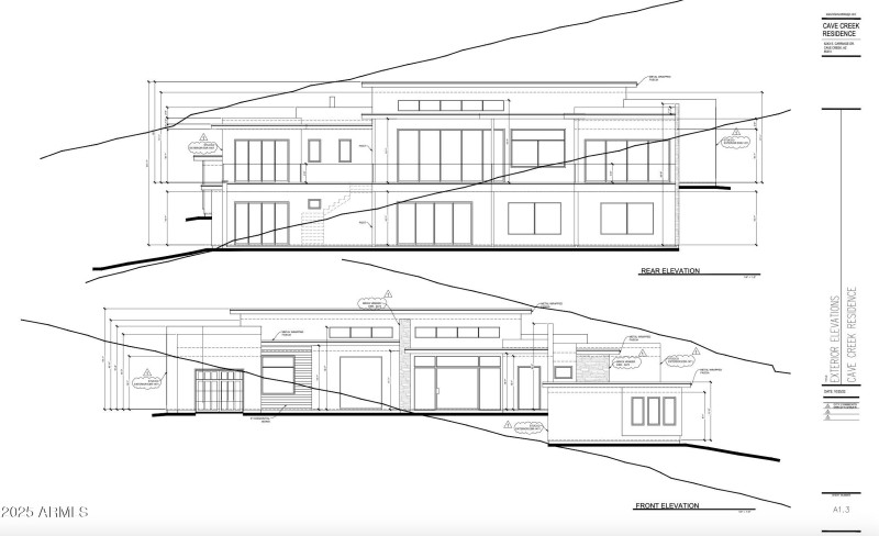 Front and Rear Elevation