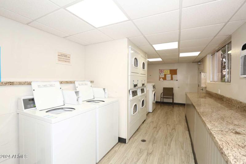 Two Community Laundry Rooms
