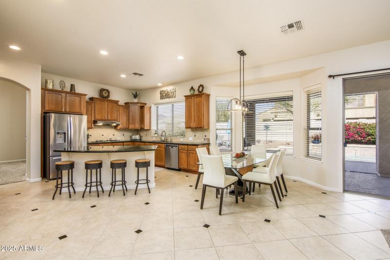 Elegant Gourmet Kitchen Boasts