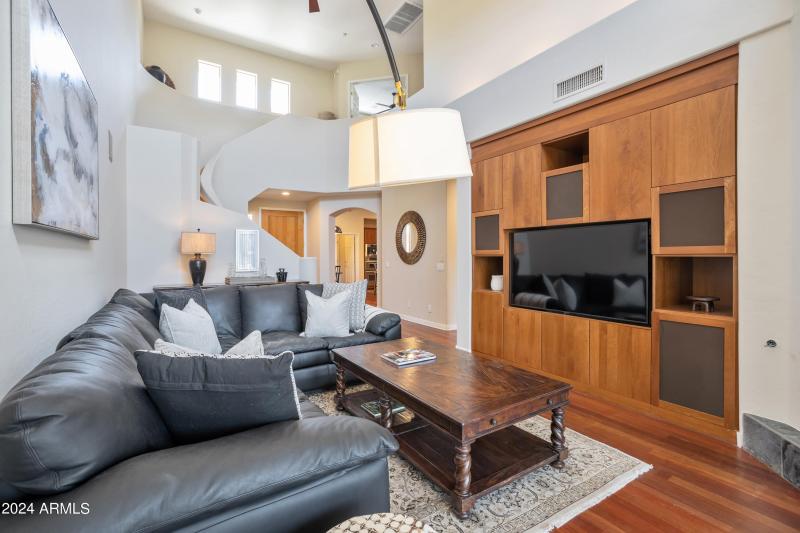 Open, bright Living Room