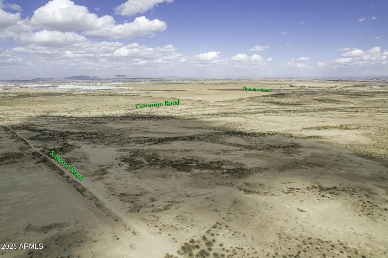 View to NE with Street Names