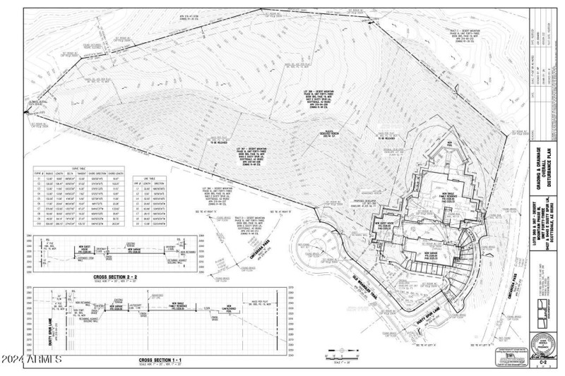 Site plan with lots and gate