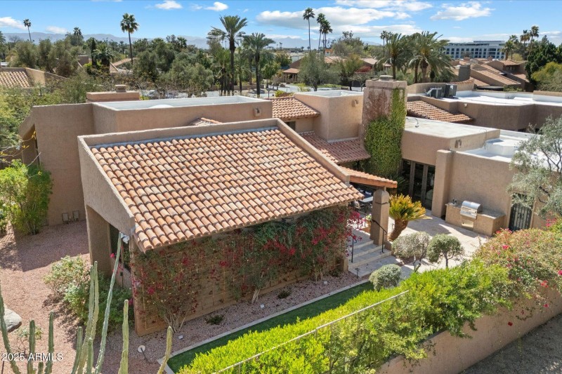 View over back Courtyard