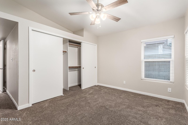 Large Bedroom with Vaulted Ceiling