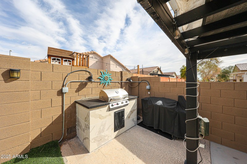 Outdoor BBQ Island