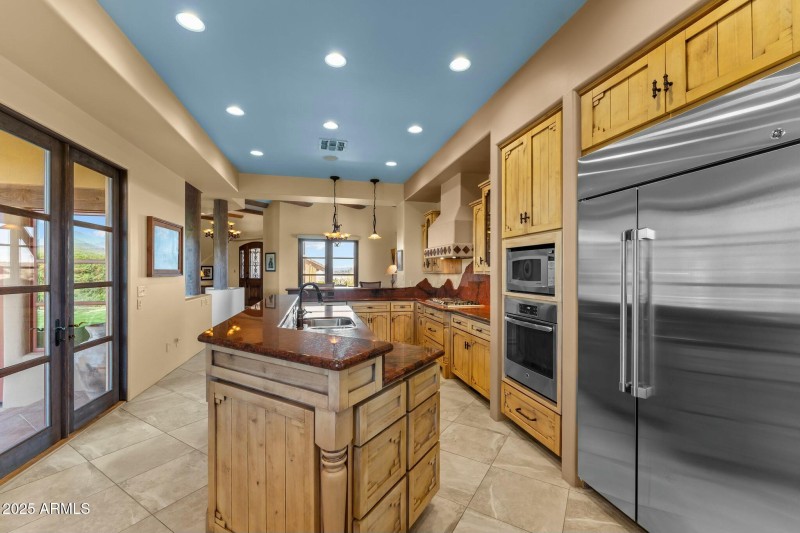 Kitchen looking back at the dining room