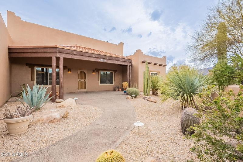 Walkway to front door