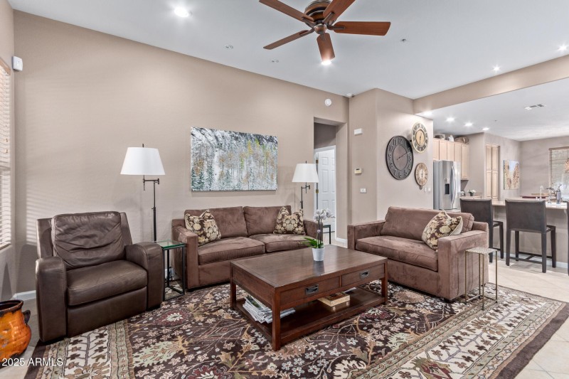 Family Room open to Breakfast Bar