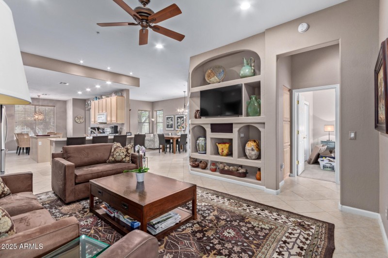 Family Room to Guest Bedroom on right