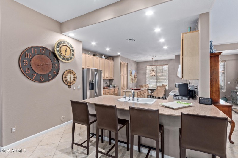 Breakfast Counter to Kitchen