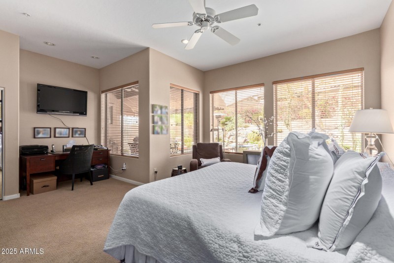 Master Bedroom with sitting/work area