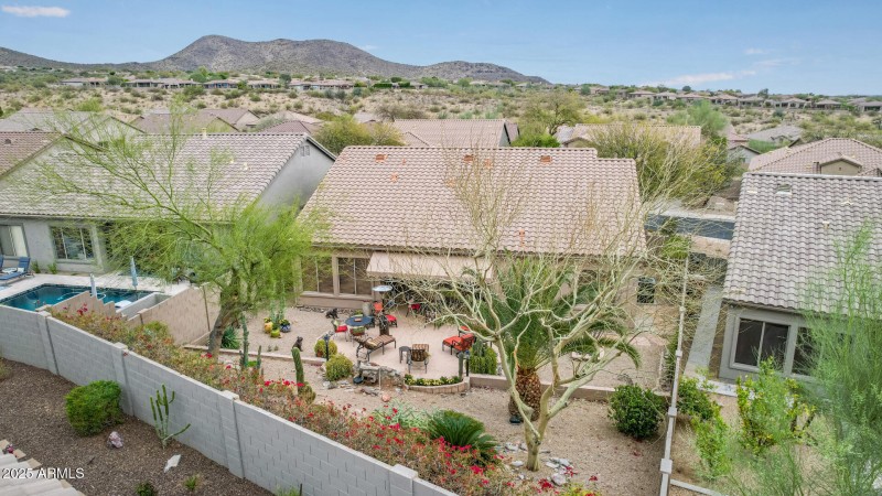 Backyard of home