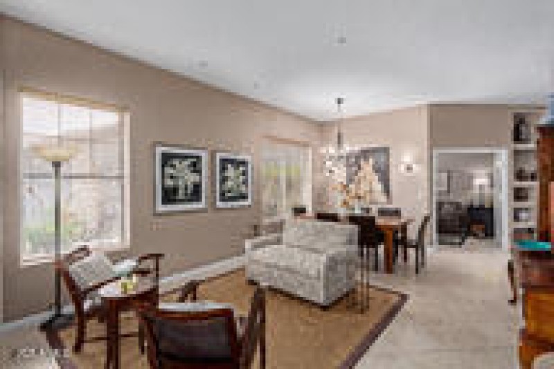 Living Room to Dining Rm & Den