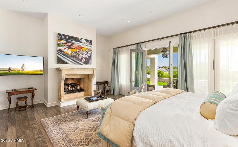 Primary with fireplace