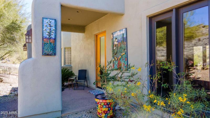 Welcoming & Private Front Entry