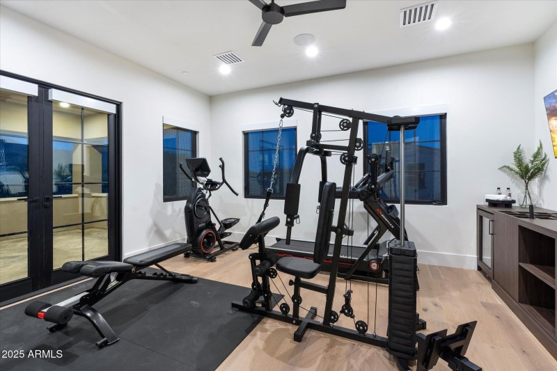Bonus room can be exercise or other uses