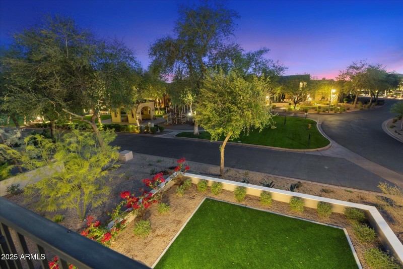 View from another upper patio