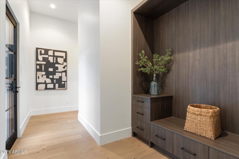 Key drop inside backdoor