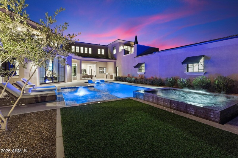 Very private backyard