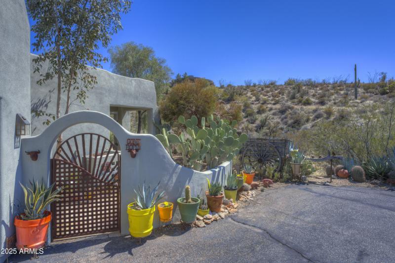 Huge private back patio