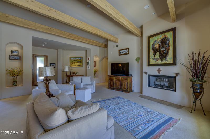 Livingroom view showing Ft door