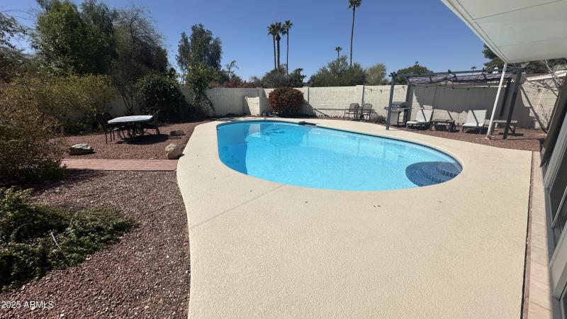Large Backyard with Patio