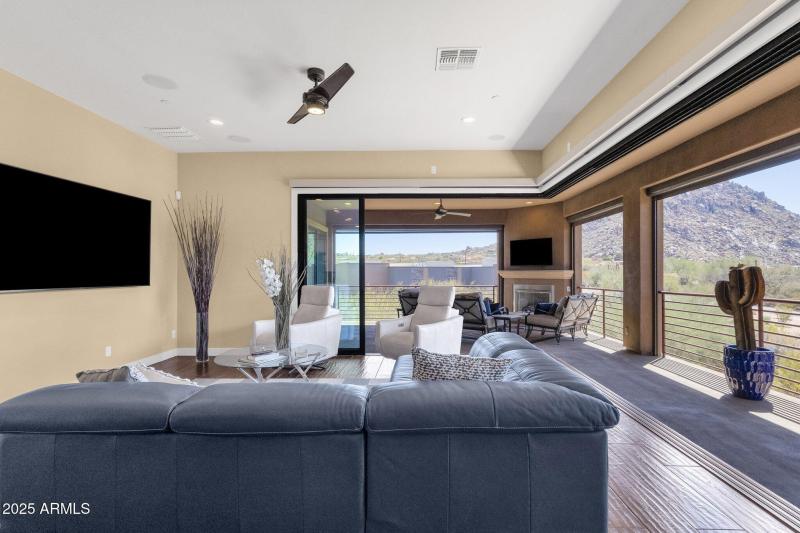 Living area wide open views