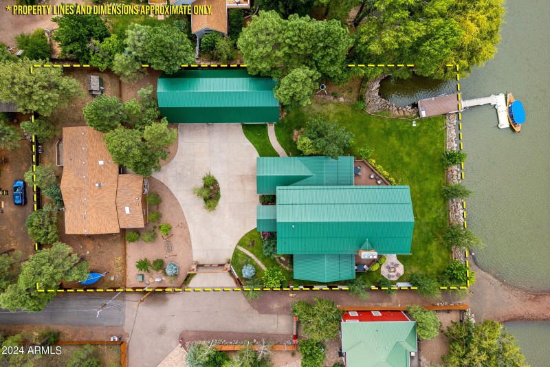 Estimated property lines