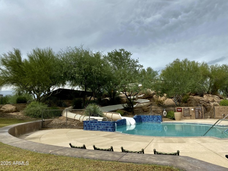 Mountain Vista Pool Waterslide