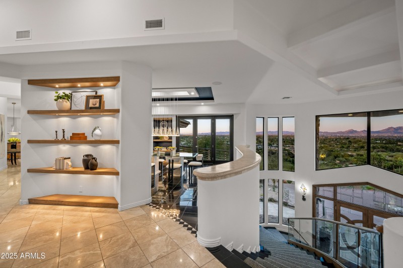 Grand Staircase at Front Entry