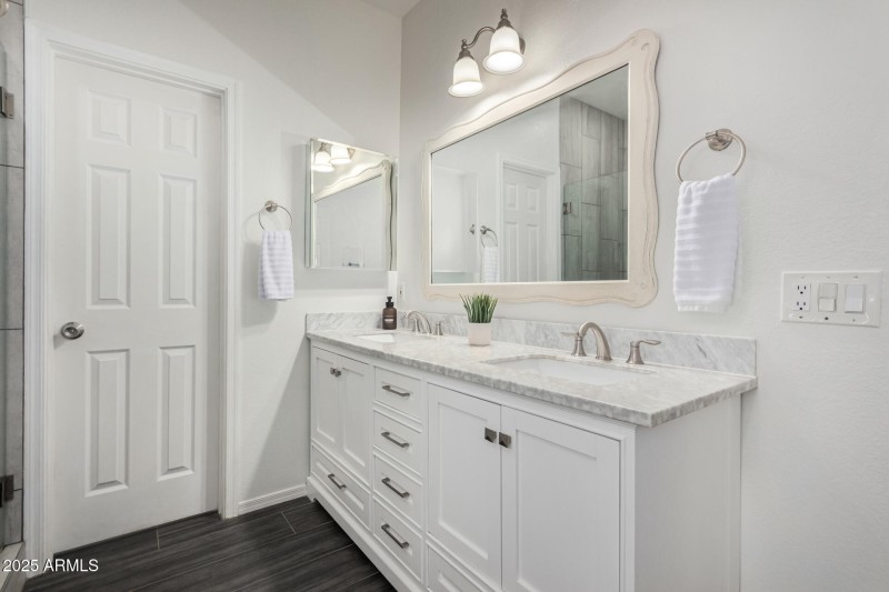 Dual Vanities - Primary Bathroom