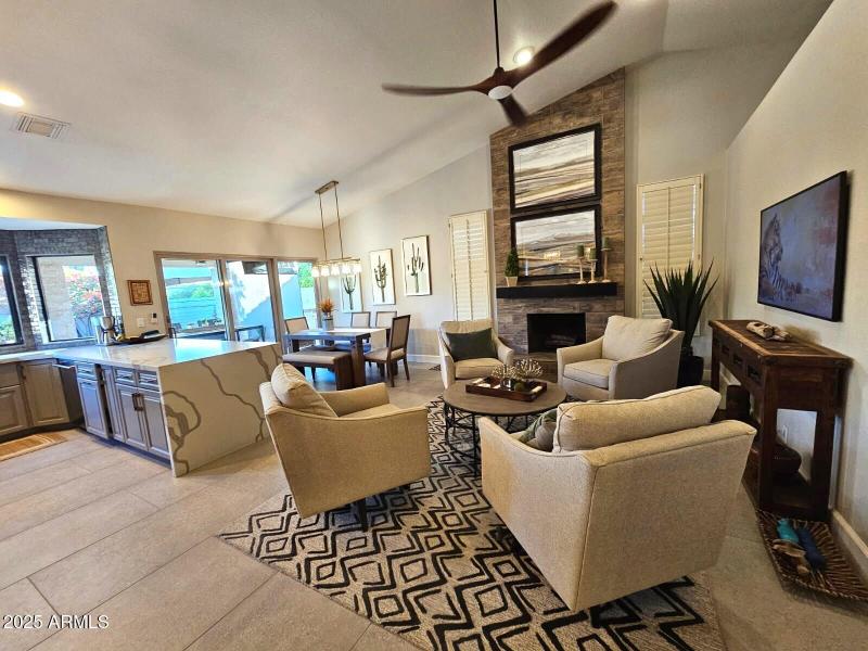 Family Room to Kitchen