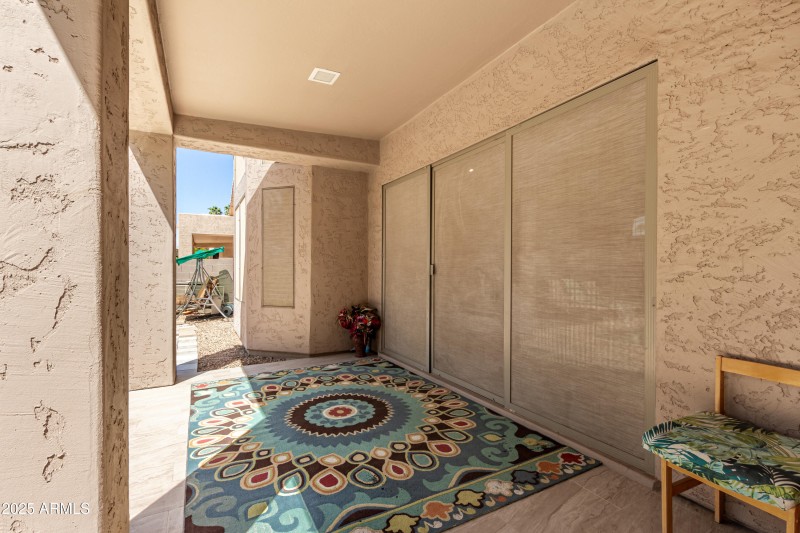 Covered patio